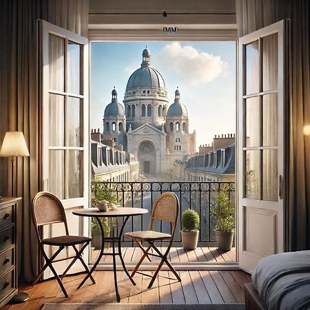 Au Balcon De La Basilique Daire Boulogne-sur-Mer Dış mekan fotoğraf